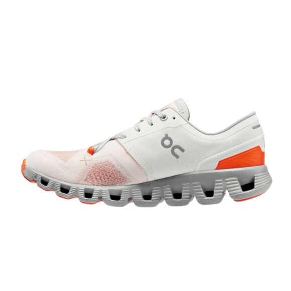 On Running Women's White and Orange Running Shoes - Picture 1 of 14